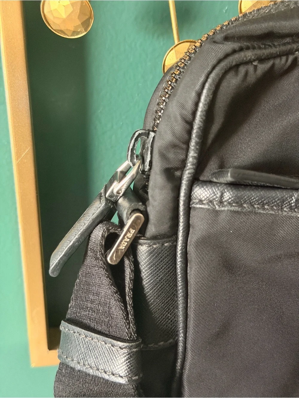 Prada Black Nylon Crossbody Bag